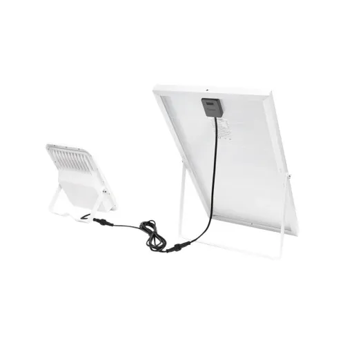 Sistem LED solar cu proiector 200W 160 LED panouri solare 70W si baterie LiFePO4 30Ah — imaginea 3