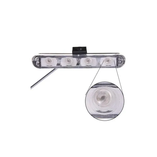 Sistem LED stroboscopic profesional 12V 12W cu 4 module si telecomanda — imaginea 6