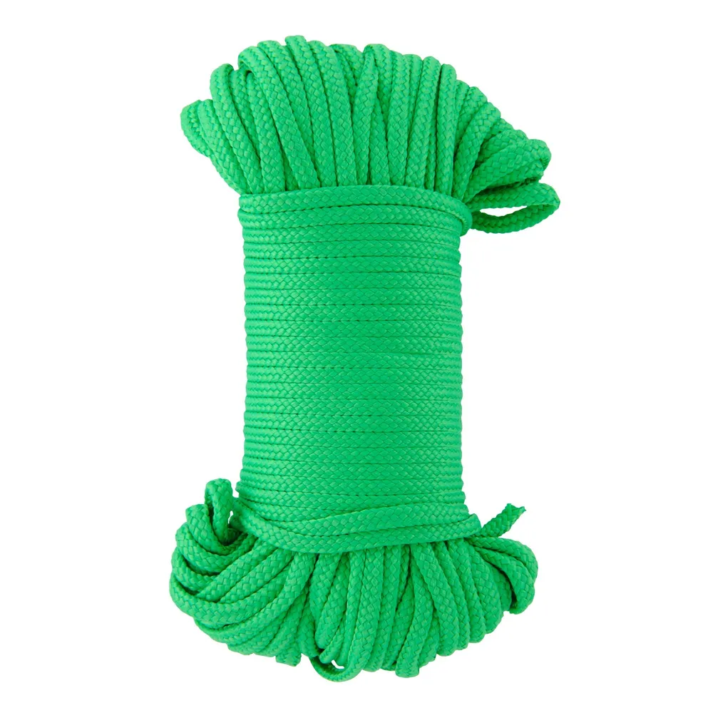 Snur polipropilena impletit verde Standers, Ø 2.5 mm, 25 m, rezistenta max 25 kg