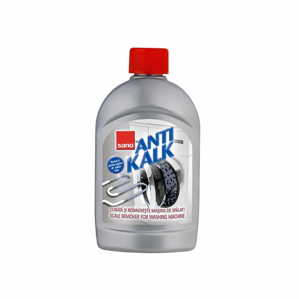 Solutie anticalcar, Sano Anti Kalk, pentru masina de spalat, 500 ml