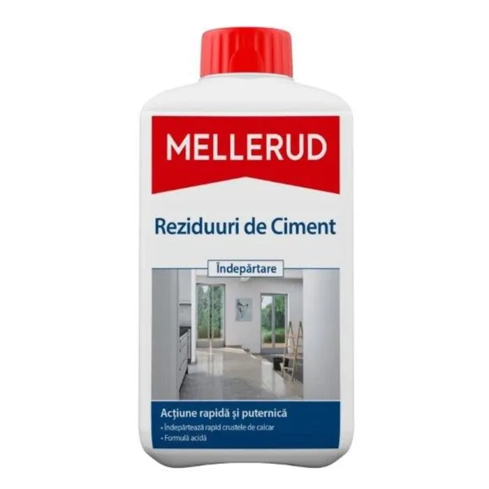 Solutie de indepartat urmele de ciment, Mellerud, 1 L
