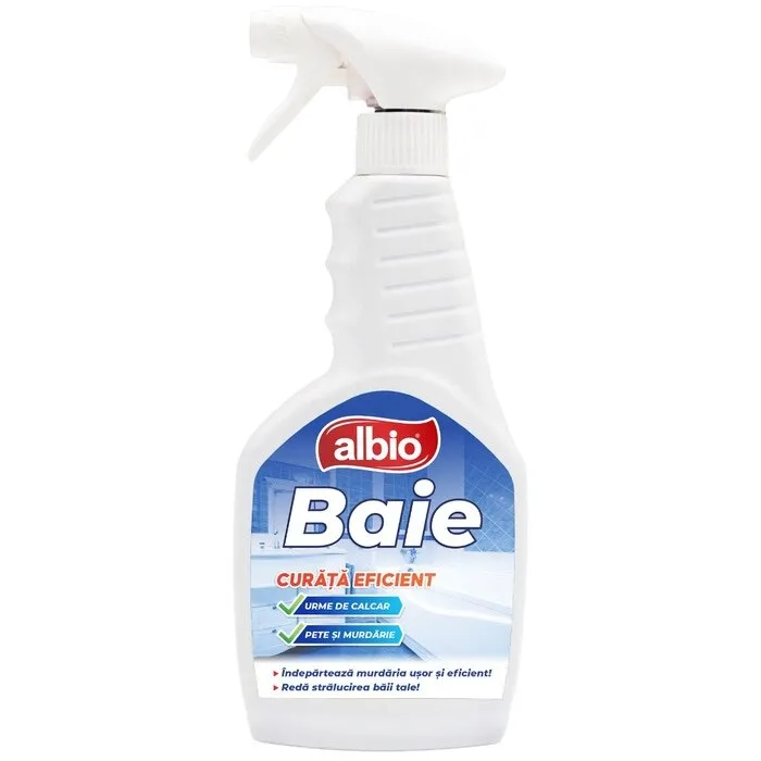 Solutie pentru baie Albio, cu pulverizator, 500 ml