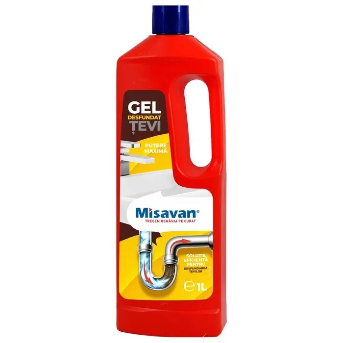 Solutie pentru desfundarea tevilor Misavan Gel, 1L