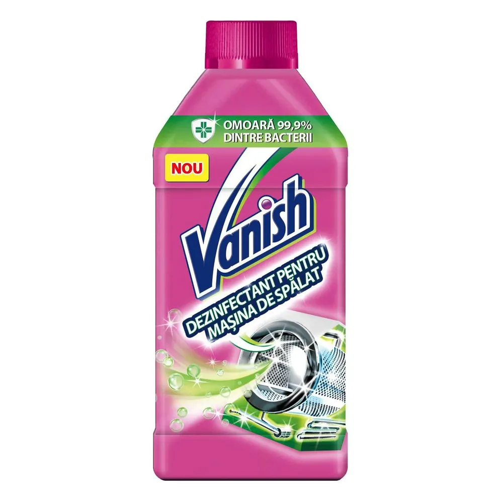 Solutie pentru dezinfectat masina de spalat Vanish, 0.25L