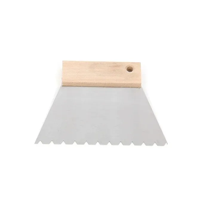 Spaclu inox Holzer 536, 15 cm, pentru adezivul de parchet