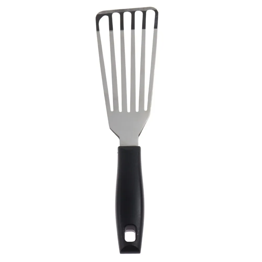 Spatula 26183B, inox + plastic, negru, 34.5 x 8.8 cm