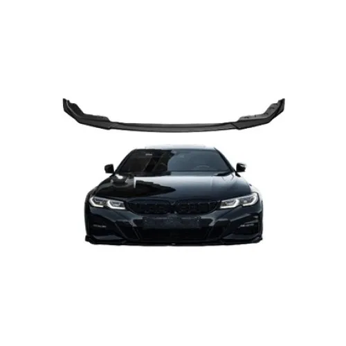 Spoiler prelungire bara fata BMW Seria 3 G21 cu pachet M 2018-2022 ABS negru Piano