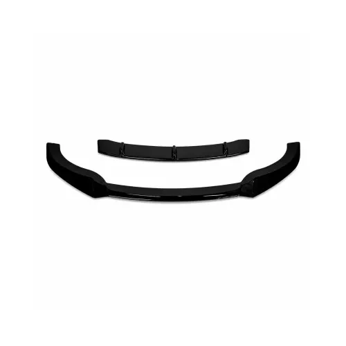 Spoiler prelungire bara fata BMW X6 G06 cu pachet M 2020-2024 ABS negru Piano