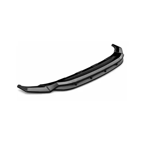 Spoiler prelungire bara fata Volkswagen Touareg MK3 R-Line 2018-2023 ABS negru Piano — imaginea 2
