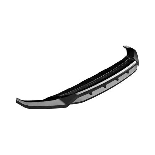 Spoiler prelungire bara fata Volkswagen Touareg MK3 R-Line Facelift 2024-> ABS negru Piano