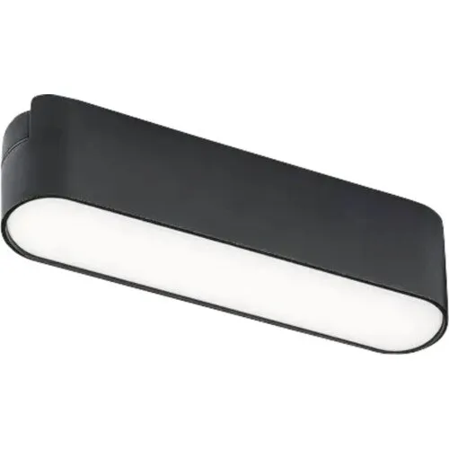 Spot cu LED integrat LiTrack Line 6W 630 lumeni, negru