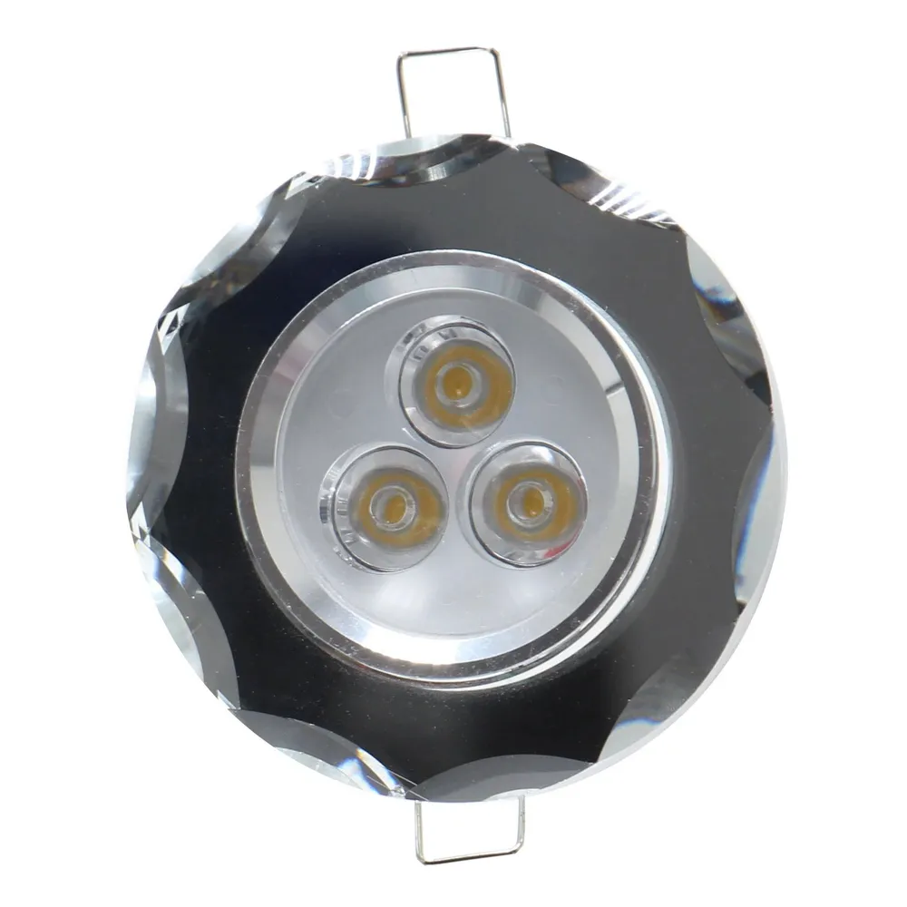 Spot LED incastrat, 3W, lumina neutra, crom, 95x23mm