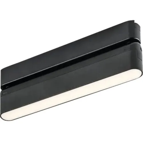 Spot LED integrat LiTrack, 12W, 1270 lumeni, lumina calda, negru, 200x8cm