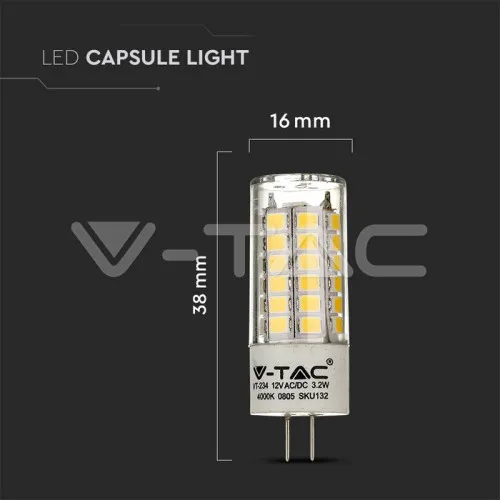 Spot LED SAMSUNG Cip G4 3.2W Plastic 6400K — imaginea 2