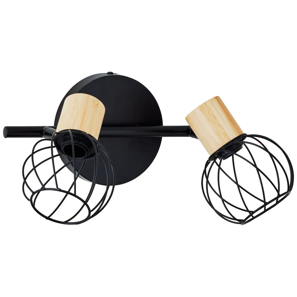Spot pe bara Inspire Mallow, 2 x E14, 25W, negru
