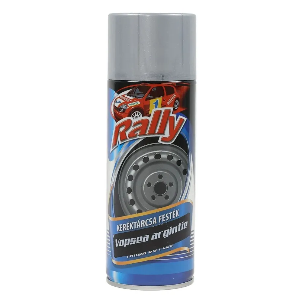 Spray auto cu vopsea, pentru jante, argintiu, Rally, 400 ml