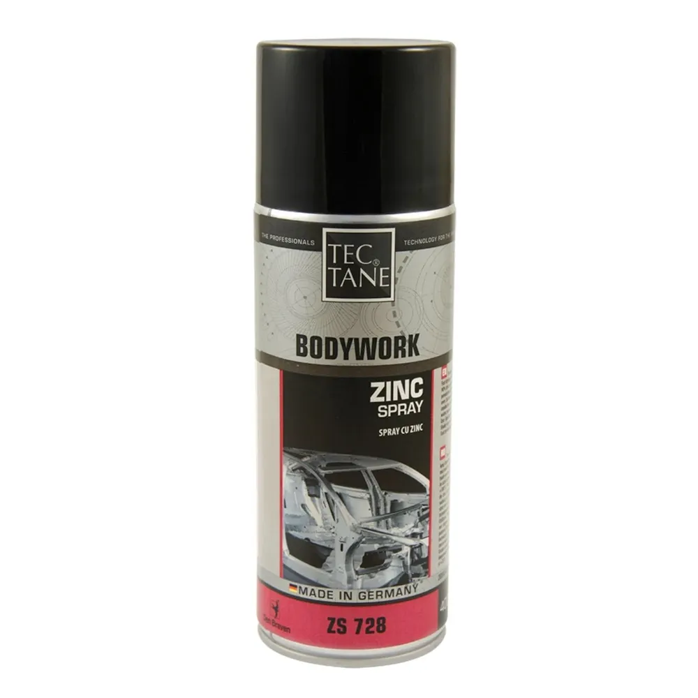 Spray cu zinc, Tectane Bodywork, argintiu, interior / exterior, 400 ml