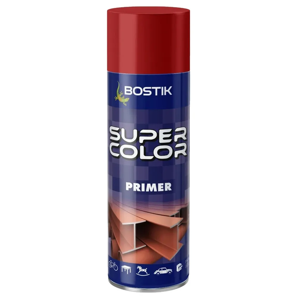 Spray grund, Den Braven Primer Super Color, rosu, interior / exterior, 400 ml