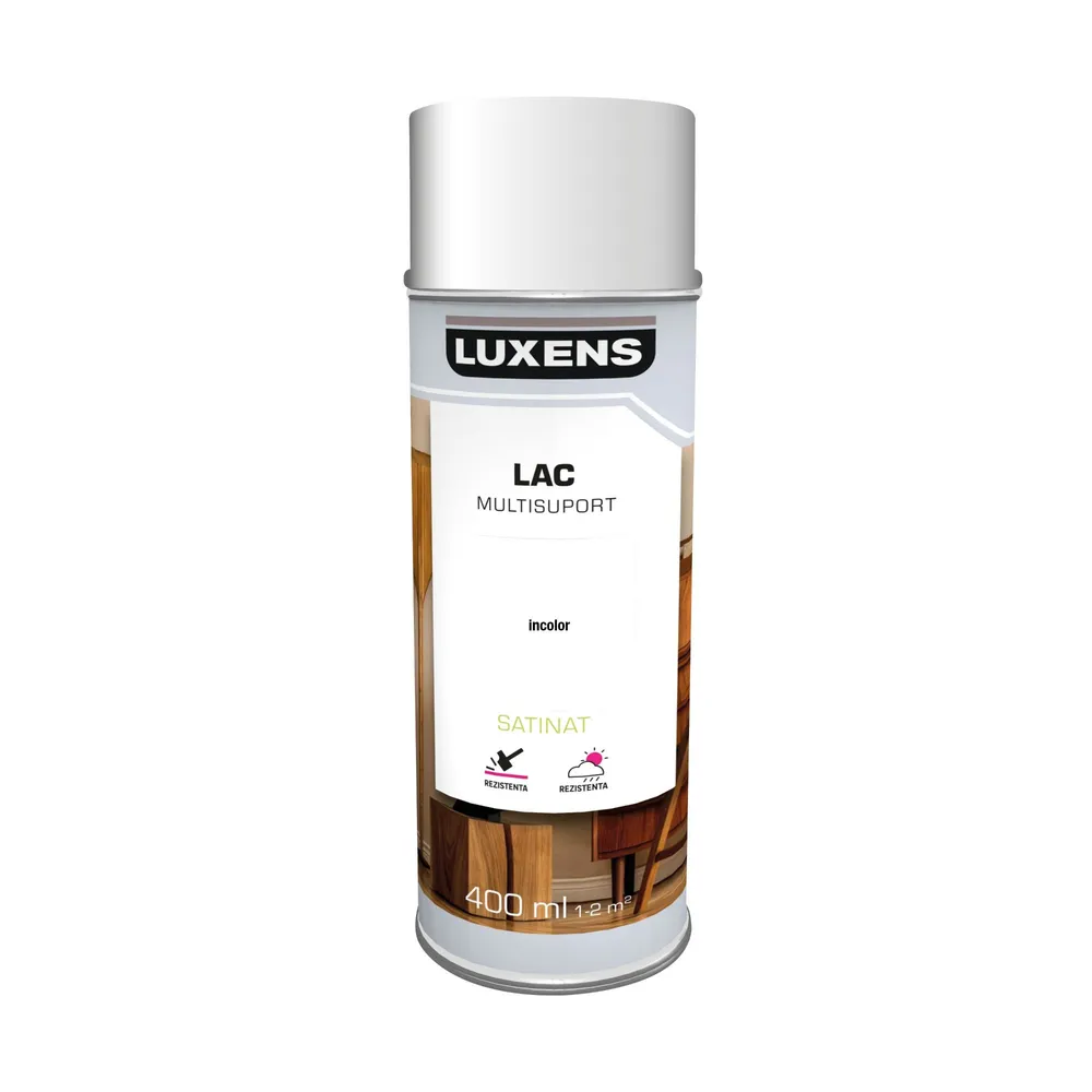 Spray lac Luxens, transparent, satinat, 400 ml
