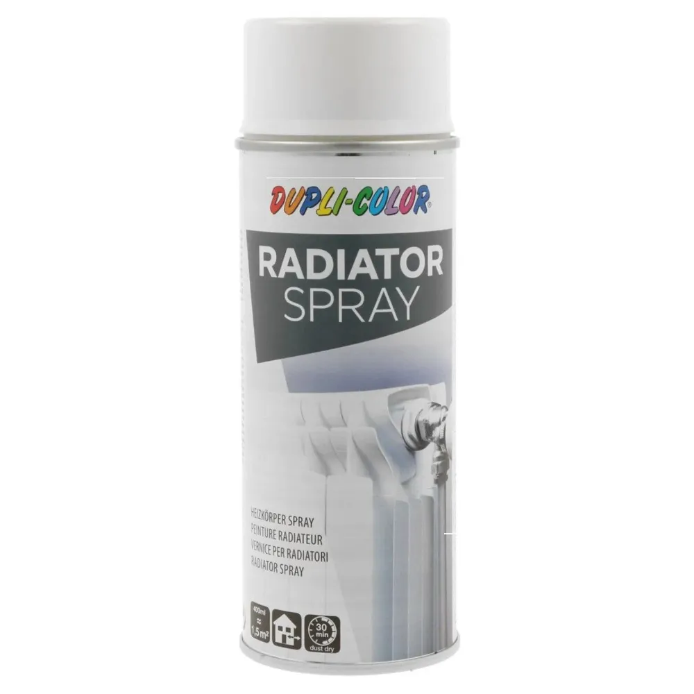 Spray radiator, Dupli-Color, alb, interior, 400 ml