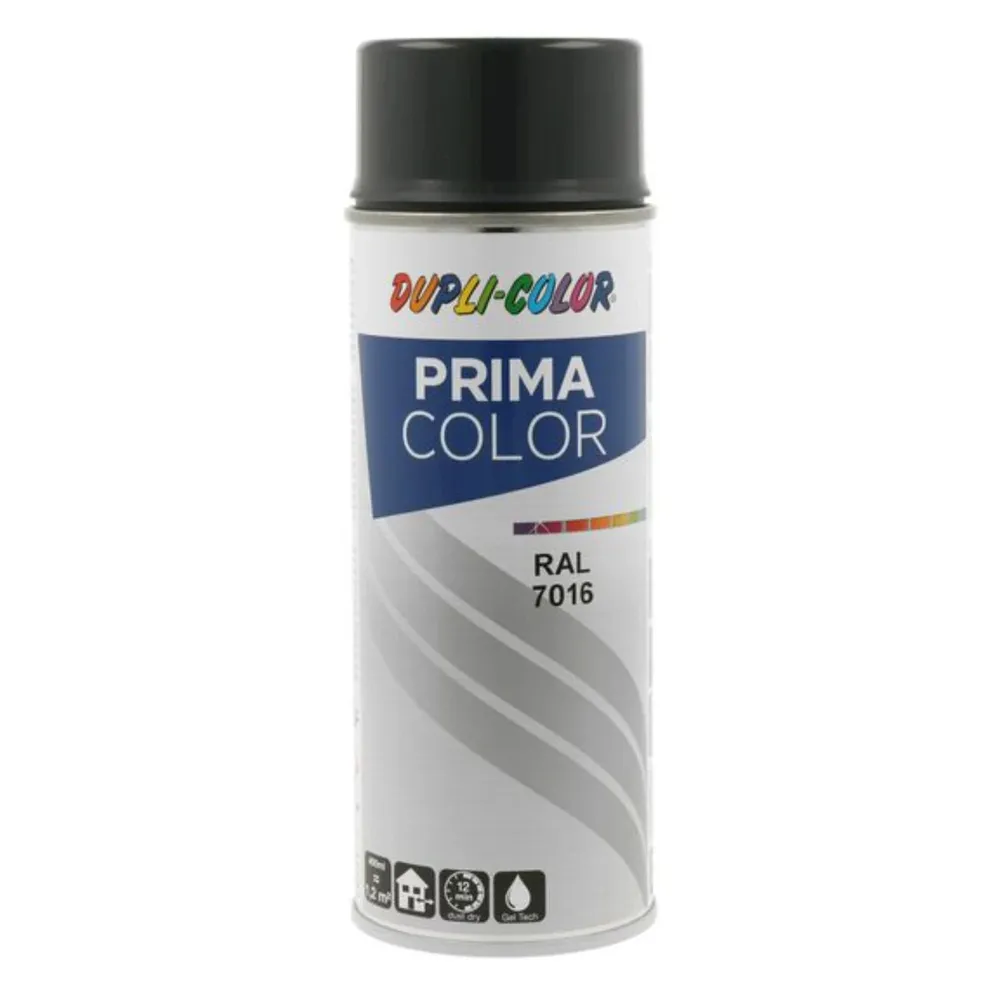 Spray vopsea acrilica Dupli-Color Prima Color, interior / exterior, gri antracit, 400 ml