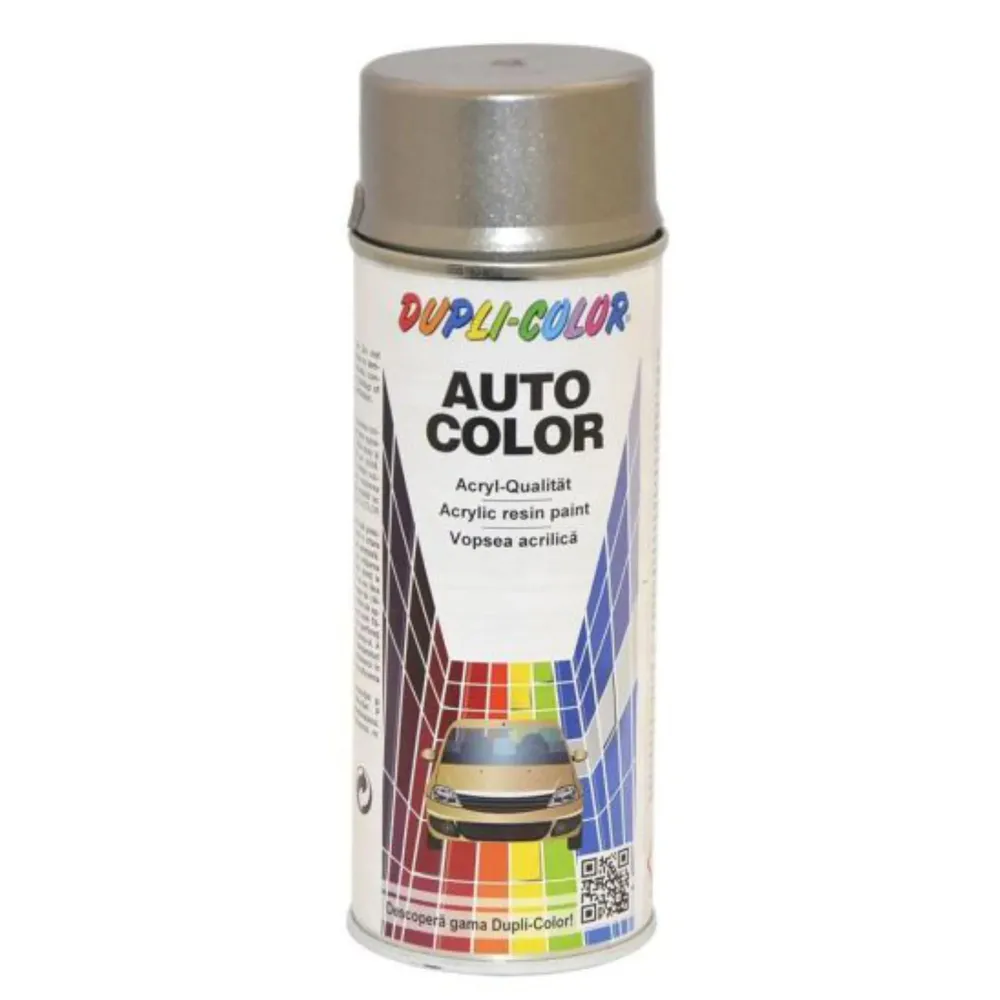 Spray vopsea auto, Dupli-Color, gri stelar metalizat, interior / exterior, 350 ml