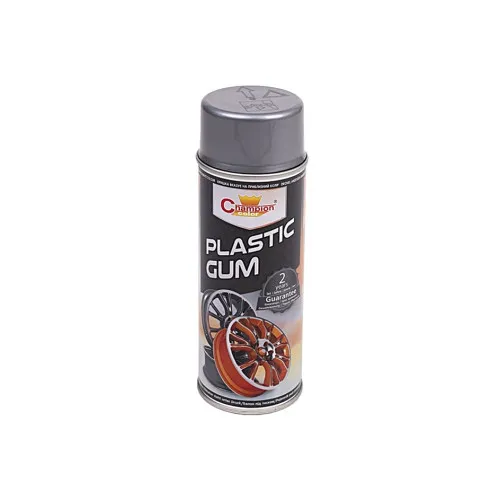 Spray vopsea cauciucata argintiu Champion profesional 400ml