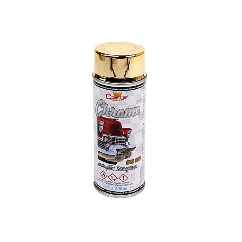 Spray vopsea crom auriu Champion profesional 400ml