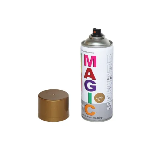 Spray vopsea Magic Gold Auriu 400ml — imaginea 3