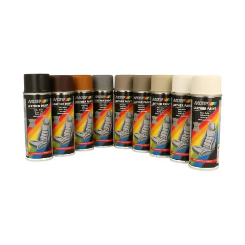 Spray vopsea piele auto Motip 200 ml restaurare tapiterie