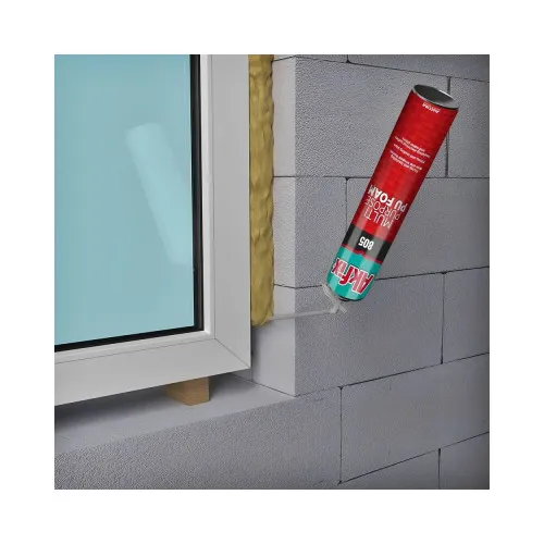 Spuma poliuretanica de montaj cu pai 750 ml Akfix 805 — imaginea 2