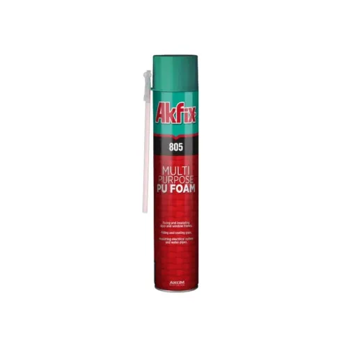 Spuma poliuretanica de montaj cu pai 750 ml Akfix 805