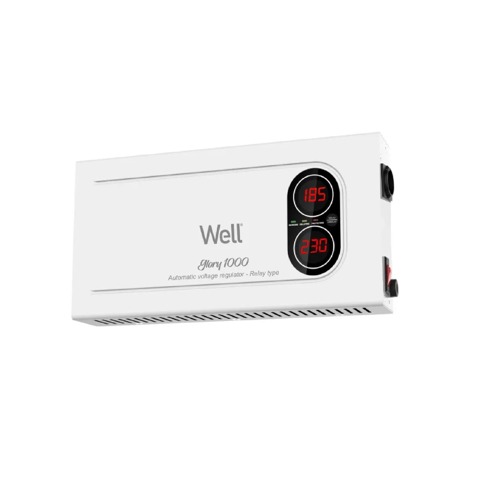 Stabilizator cu releu Well, AVR 1000 VA, 600 W