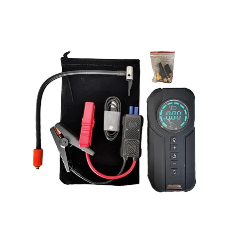 Starter auto portabil 6000mAh 600A cu compresor 150 PSI powerbank si lanterna Carmax