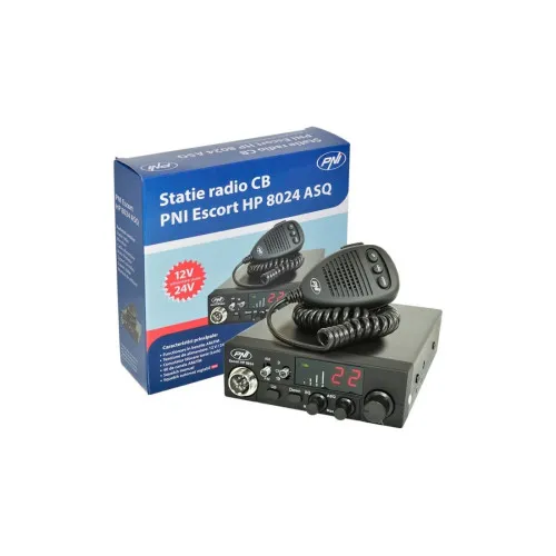 Statie radio CB PNI Escort HP 8024 ASQ reglabil 12V 24V — imaginea 3