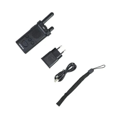 Statie radio portabila PNI PMR R60 446MHz, 0.5W, Scan, blocare taste, SOS, Monitor, acumulator 1200mAh — imaginea 2