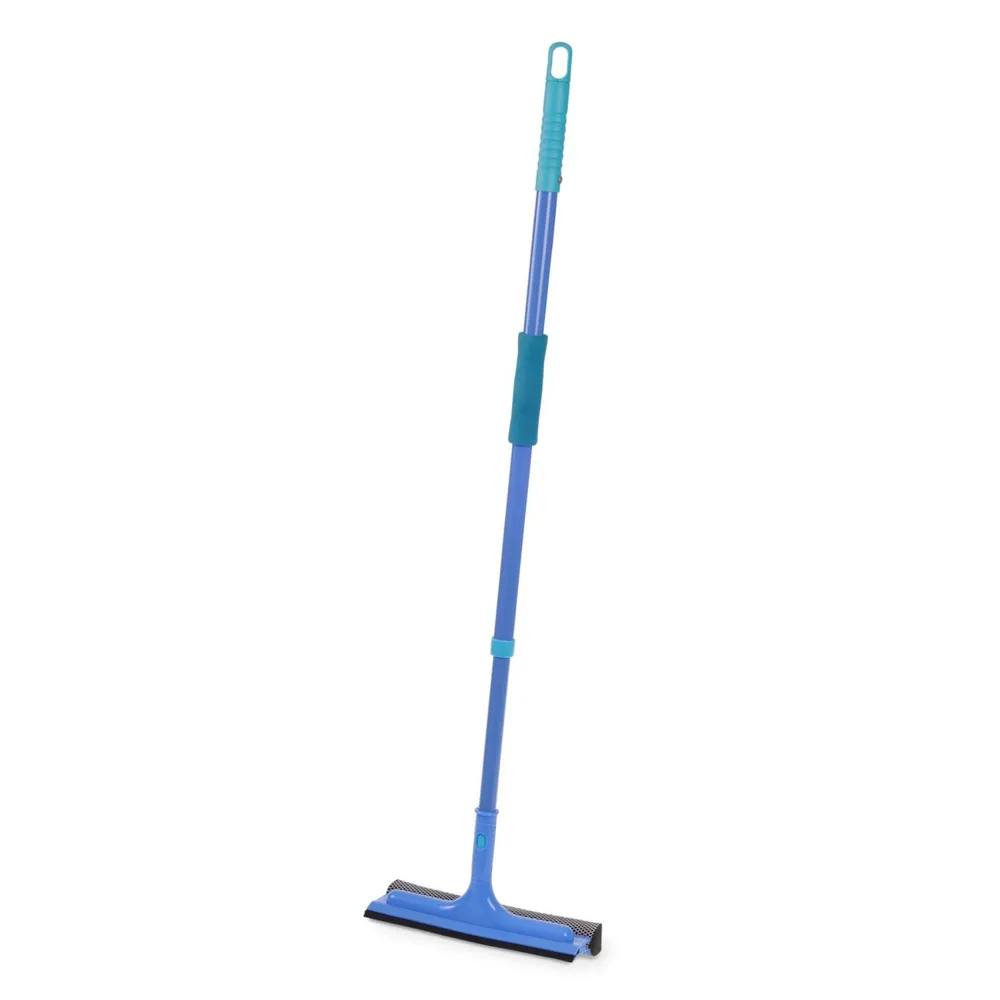Stergator absorbant cu racleta pentru geamuri, Spontex plus coada telescopica inclusa, dimensiune 26 x 8 x 91 cm