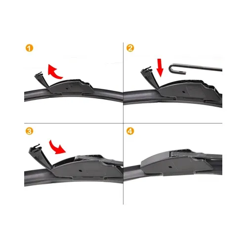Stergator auto parbriz lamela flexibila universala ART 17 18 19 20 inch — imaginea 3