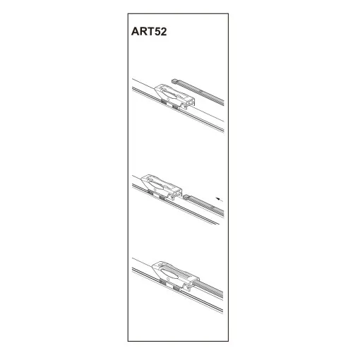 Stergator parbriz sofer RENAULT TWINGO II 03/2007➝ 16" — imaginea 2