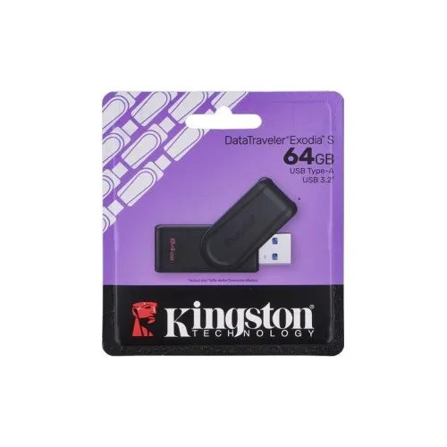 Stick memorie USB 64GB Kingston DataTraveler DTX 64GB USB 3.2 negru — imaginea 2