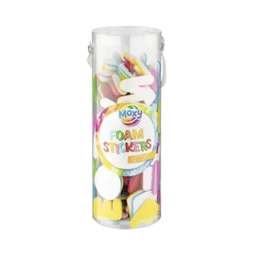 Stickere spuma litere, 100 elemente, 17x6cm