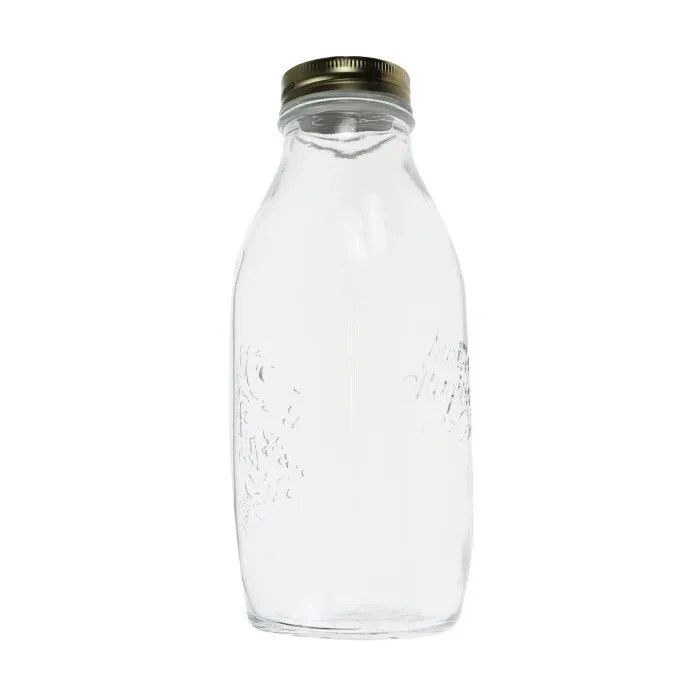 Sticla cu capac Quattro Stagioni, transparent, 1 litru