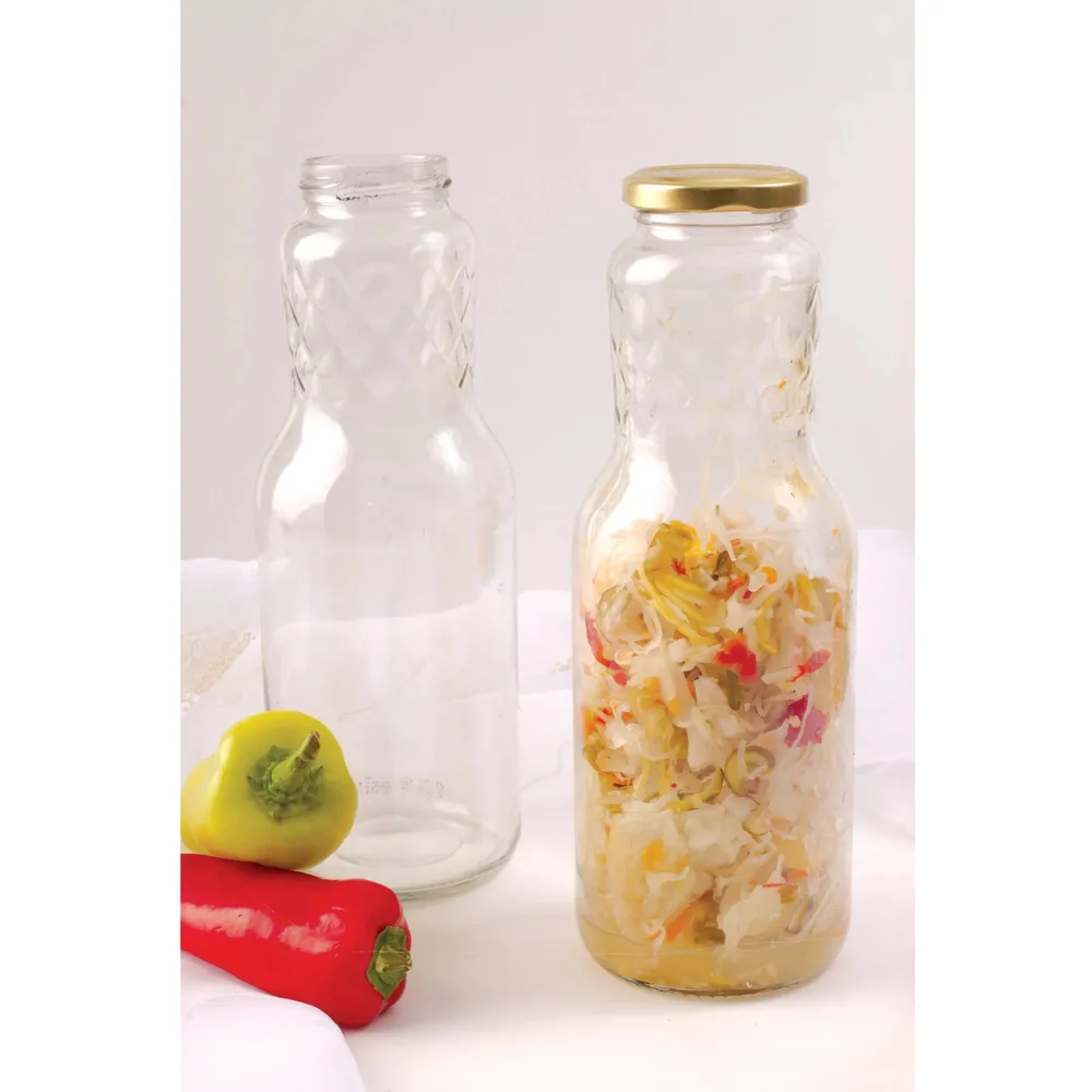 Sticla pentru sosuri si ketchup, transparent, 1 litru