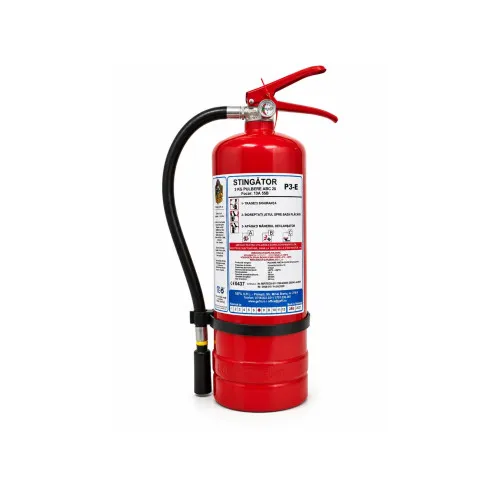 Stingator auto reincarcabil cu manometru 3kg Gefil P3-E 3kg ABC 13A 55B omologat EN3