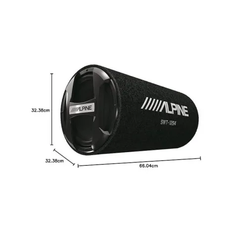 Subwoofer auto Alpine 12 inch 30 cm 1000 W cu statie amplificare BBX-T600 si kit cabluri — imaginea 4