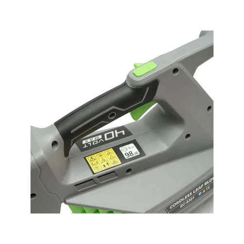 Suflanta aer de gradina 650W cu acumulator 40V/2Ah, viteza 175 km/h, 21000 RPM — imaginea 5