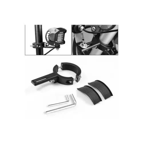 Suport aluminiu montaj proiectoare bullbar rollbar 20-38 mm — imaginea 4