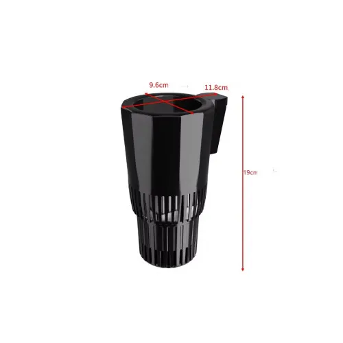 Suport auto inteligent pahare 2 in 1 racire incalzire LED touch bricheta 12V — imaginea 5