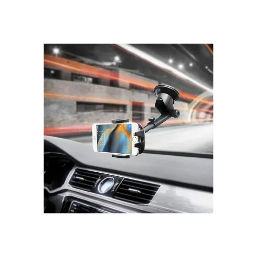 Suport auto universal pentru telefon cu 2 sisteme de prindere — imaginea 5