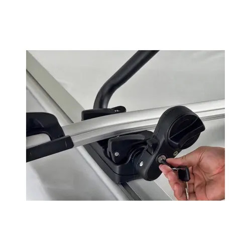 Suport bicicleta auto cu prindere pe bare transversale pentru plafon — imaginea 6